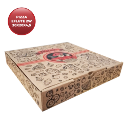 20 X 20 X 4,5 PIZZA CETAK EFLUTE 2W